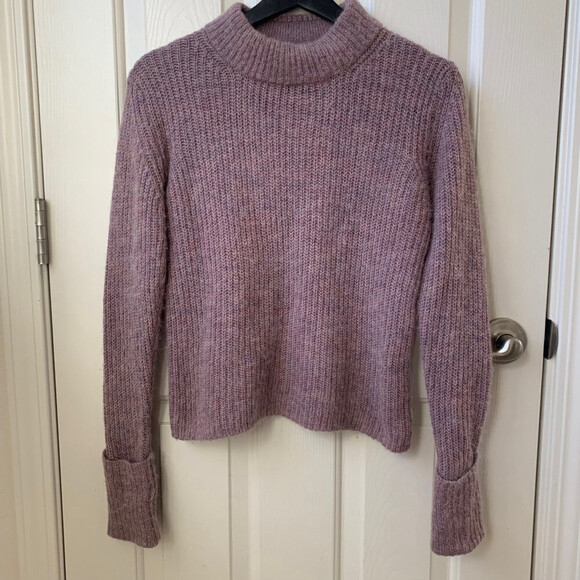 Topshop Sweaters - Top Shop Women mock neck Knitted Sweater Wool Blend US 4